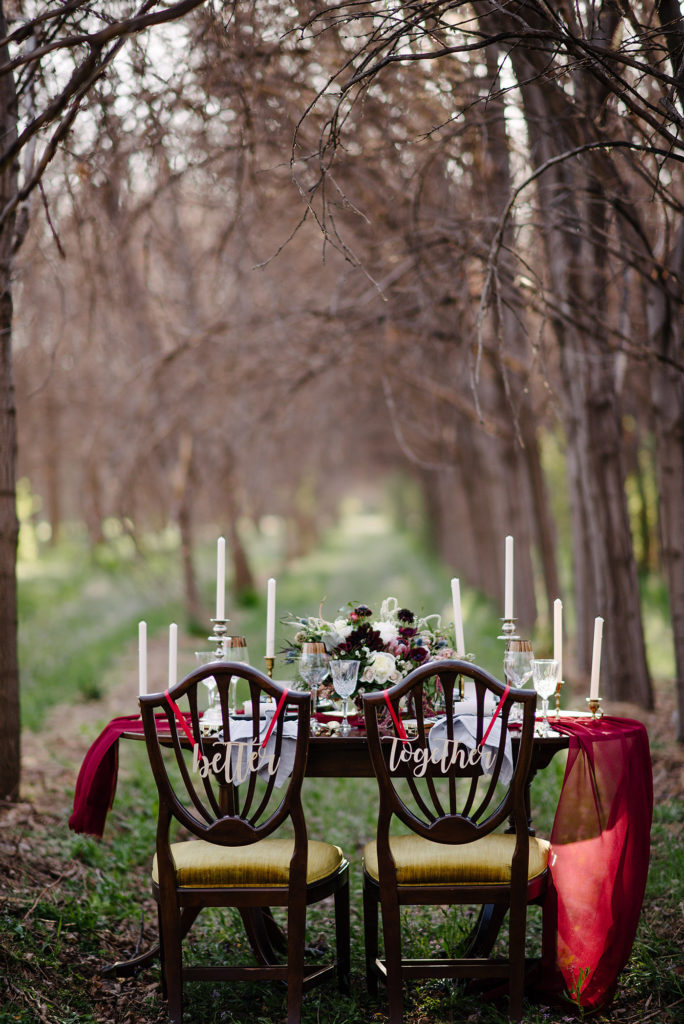 head table for a wedding